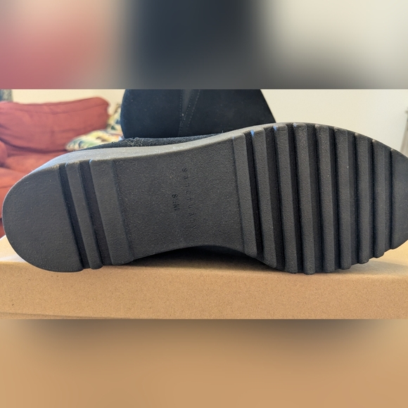 Sanctuary Evolve Women's Black Suede Ankle Boots - Picture 4 of 9